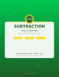 2nd Grade Math Workbook Subtraction: Single & Double Digit Practice (Ages 7-8)