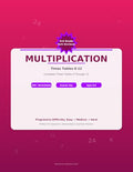 3rd Grade Math Workbook Multiplication: Times Tables 0-12 (Ages 8-9)