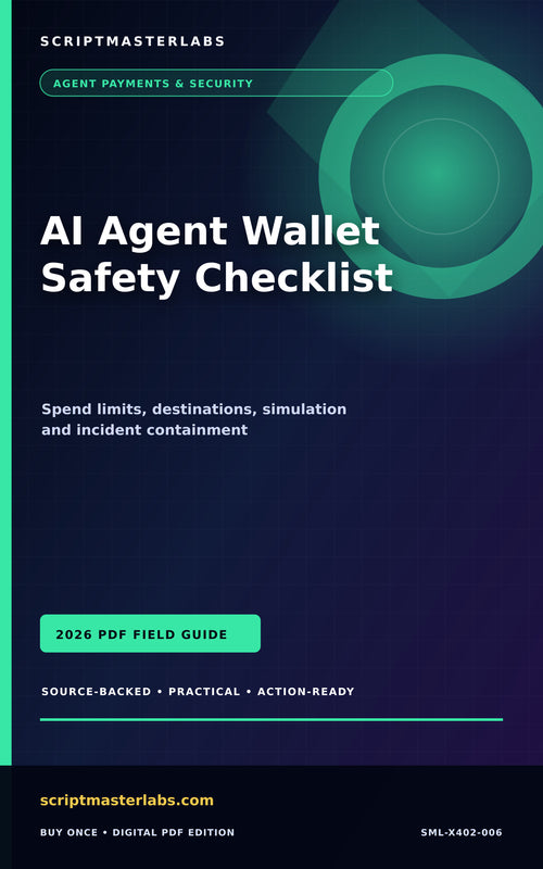 AI Agent Wallet Safety Checklist PDF cover