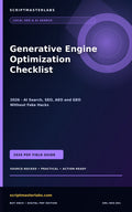 Generative Engine Optimization Checklist PDF cover