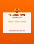 Telling Time Workbook for Kids: Learn to Read Analog Clocks (Ages 5-8)